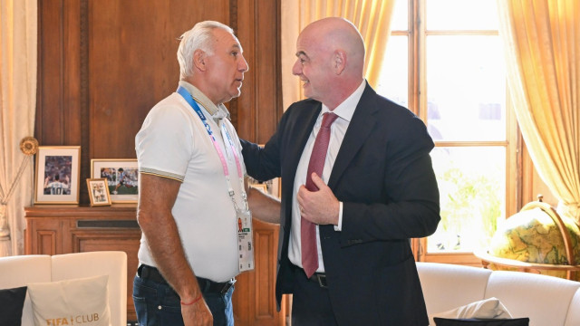 Hristo Stoichkov starts working at FIFA on invitation of Giovanni Infantino 12 08 2024